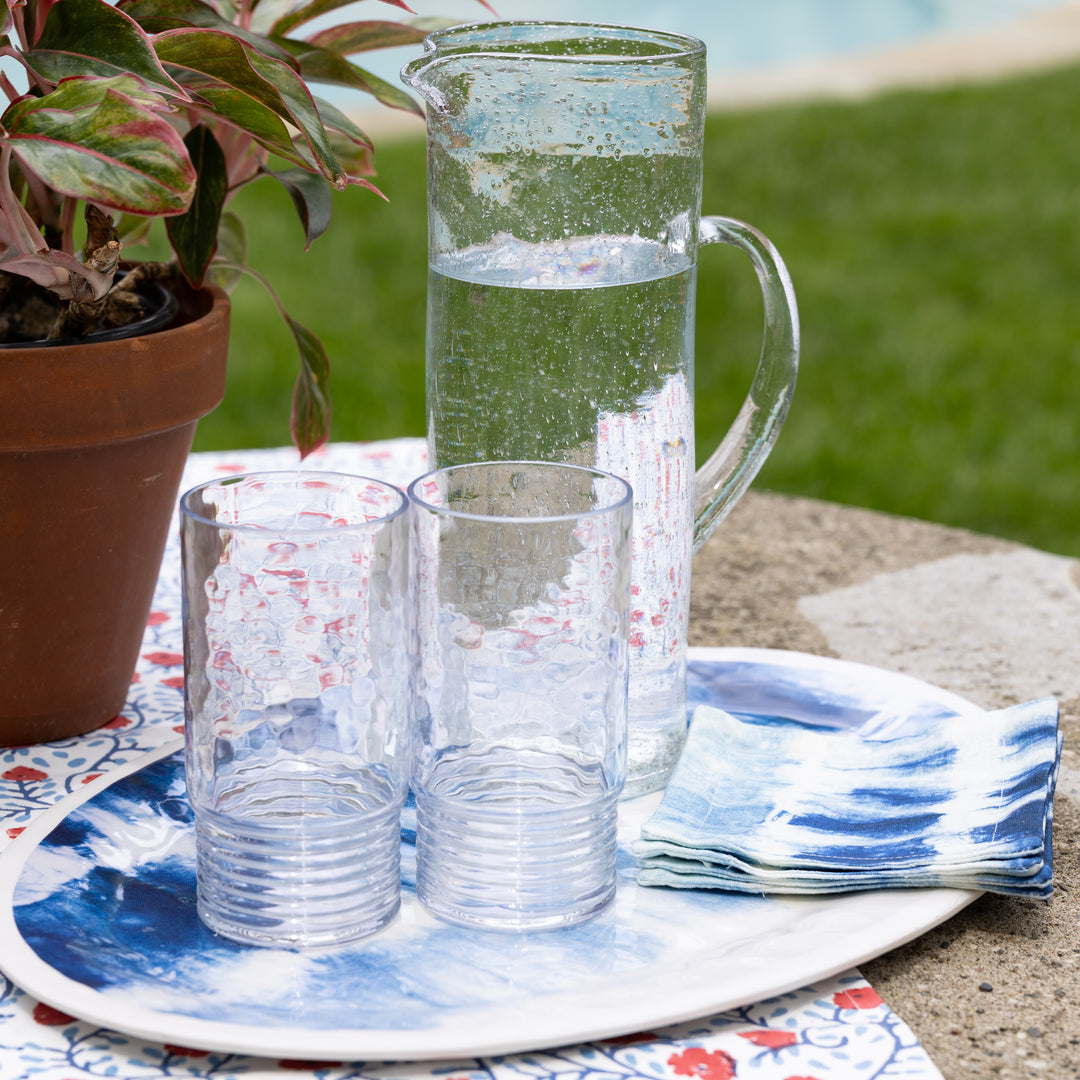 Shibori Melamine Platter