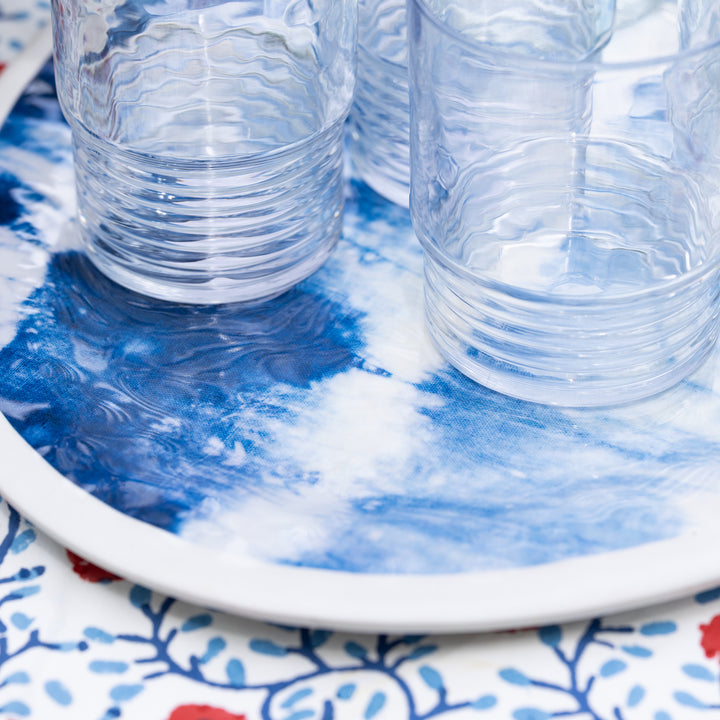 Shibori Melamine Platter