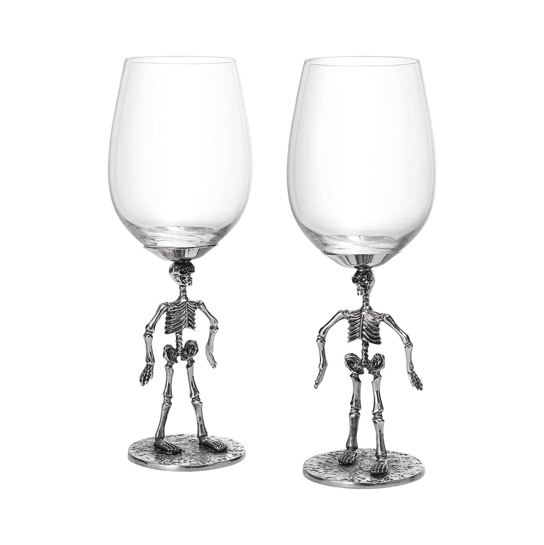Skeleton Wine Glass