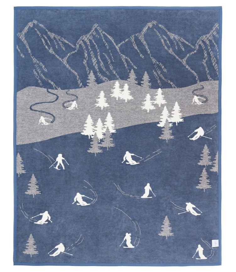 Ski Tracks Blanket