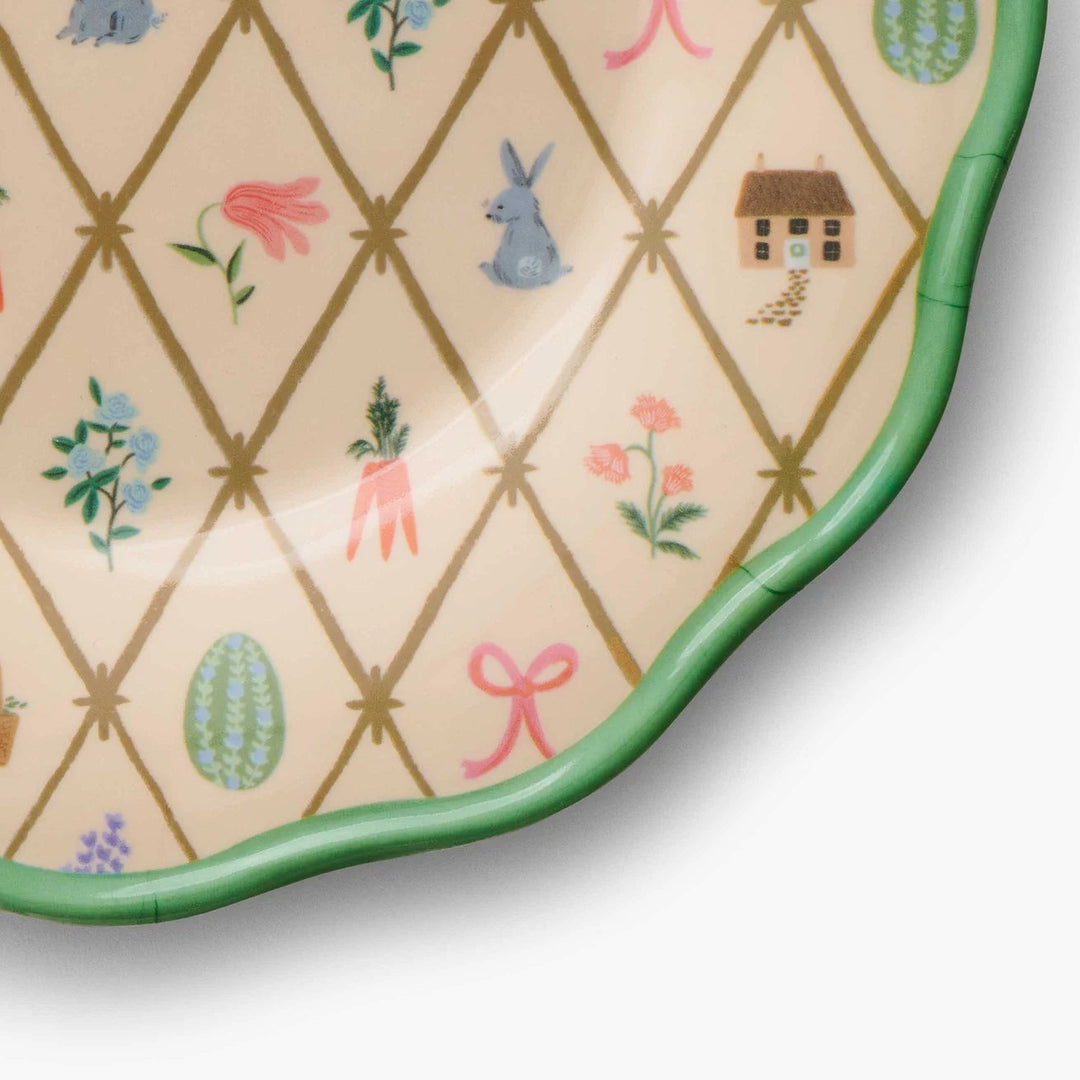 Spring Farm Melamine Dessert Plate, Set of 4
