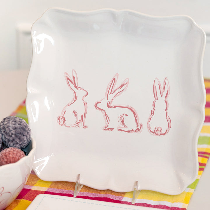 Square Bunny Platter