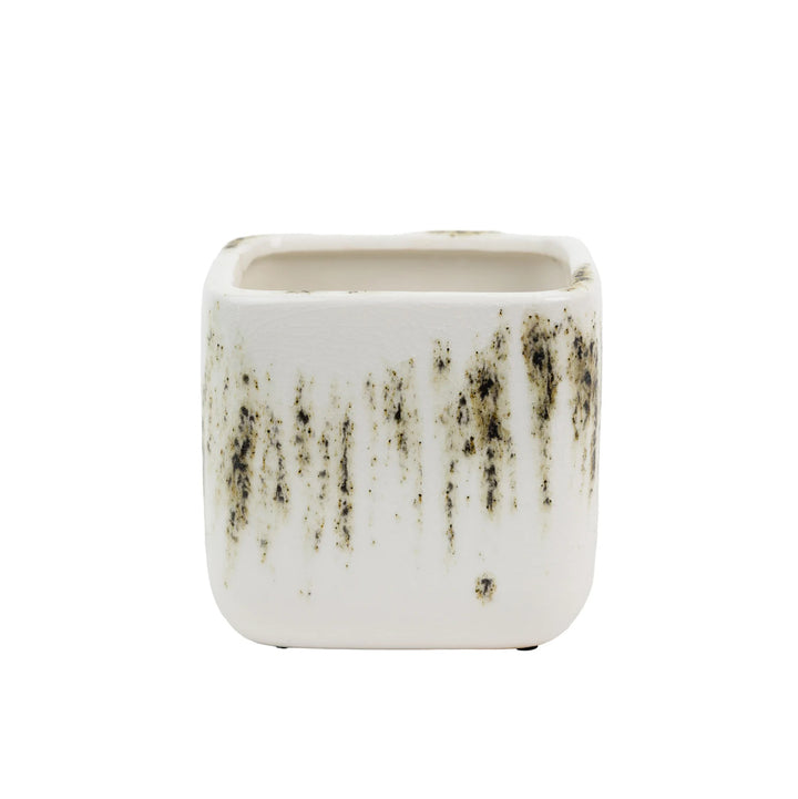 Square Reactive Glaze Planter