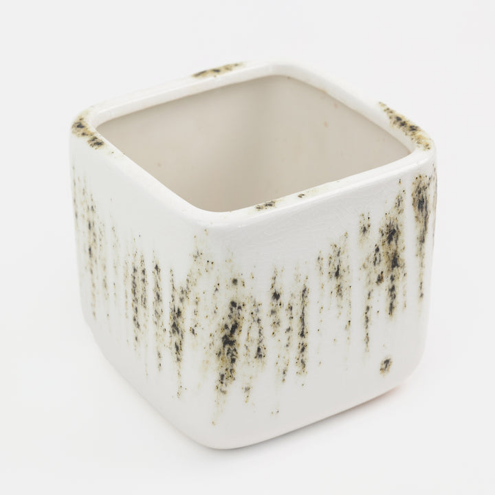 Square Reactive Glaze Planter