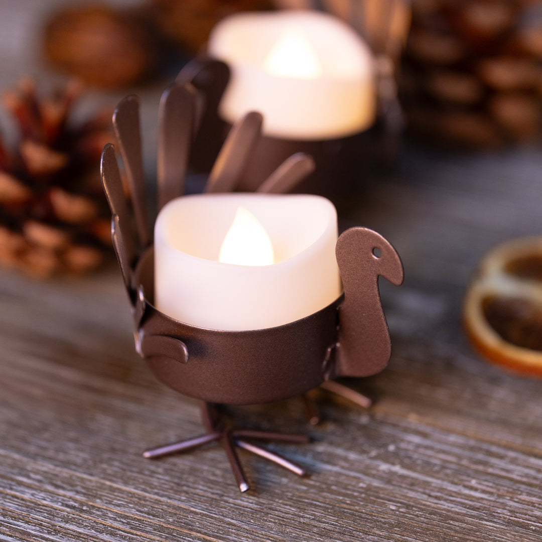 Standing Turkey Tealight Holder