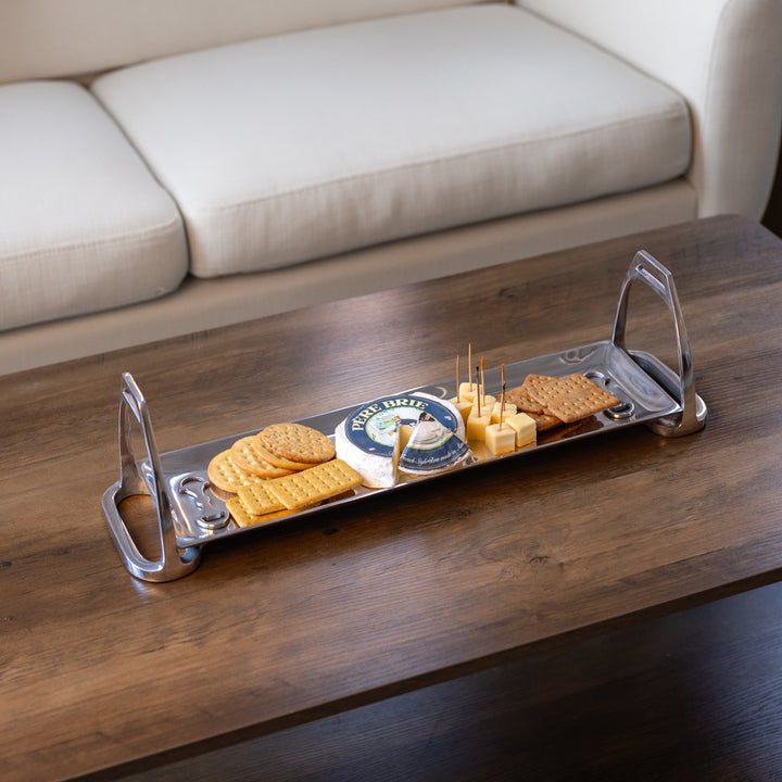 Stirrup Handle Serving Tray