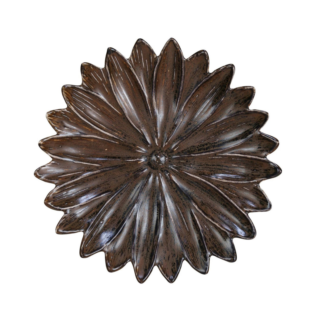 Stoneware Flower Dish