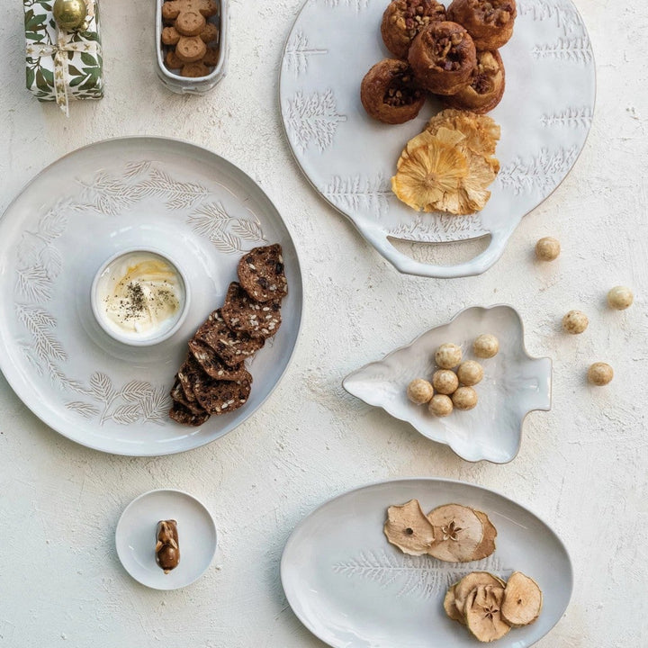 Stoneware Tree Plate