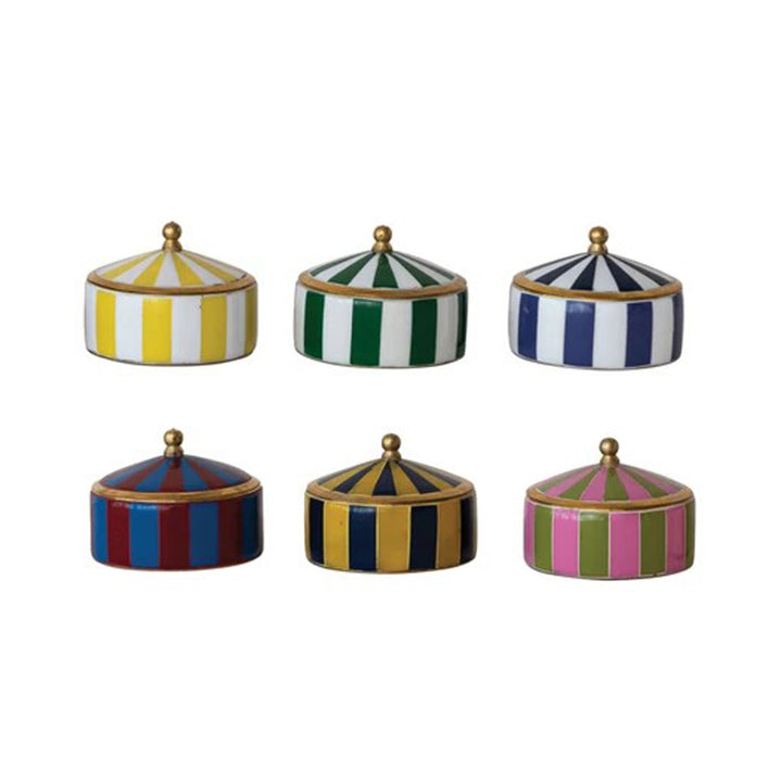 Striped Stash Jar