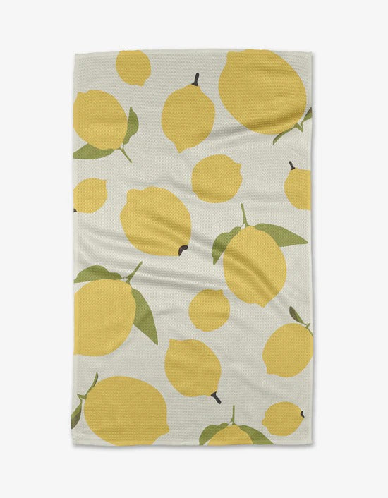 Sunny Lemons Kitchen Tea Towel
