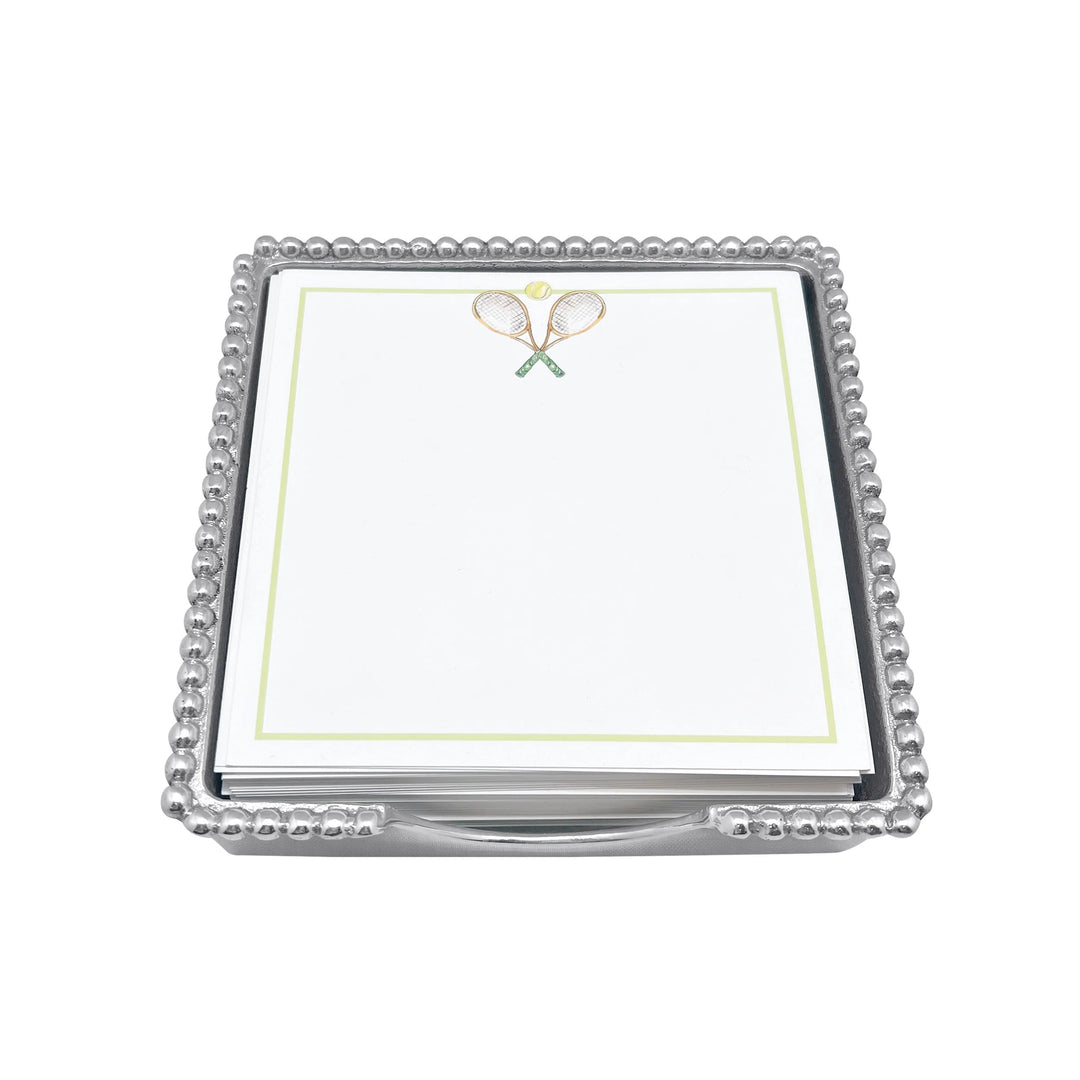 Tennis Beaded Note Pad