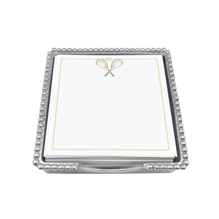 Tennis Beaded Note Pad