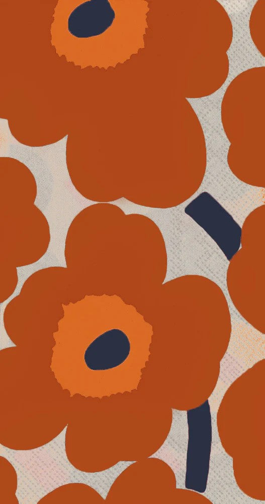 Terracotta Unikko Guest Towel