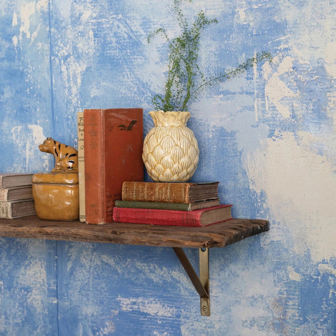 Tiger Lid Stoneware Box
