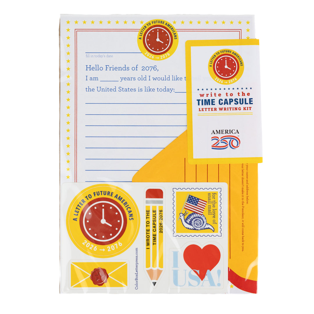 Time Capsule Letter Writing Kit