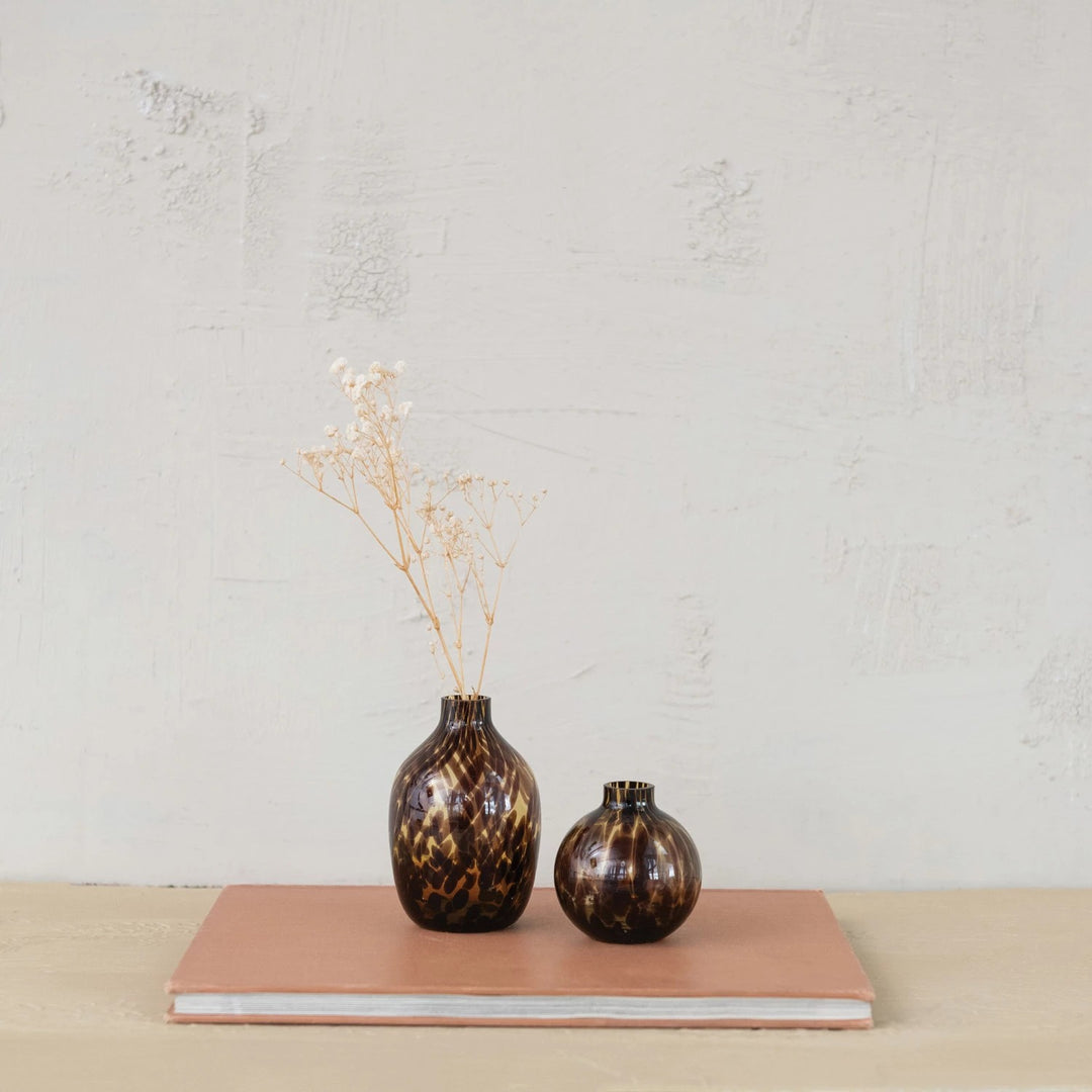 Tortoise Glass Vase