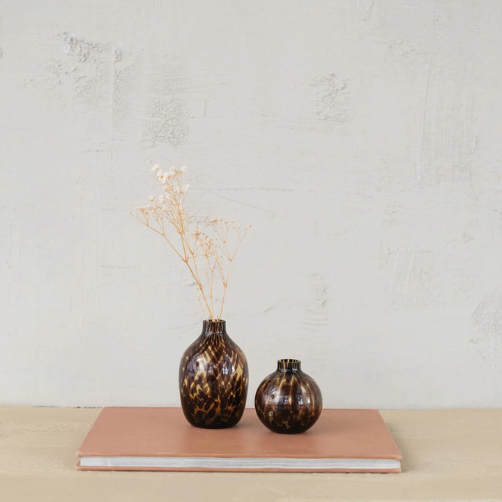 Tortoise Glass Vase