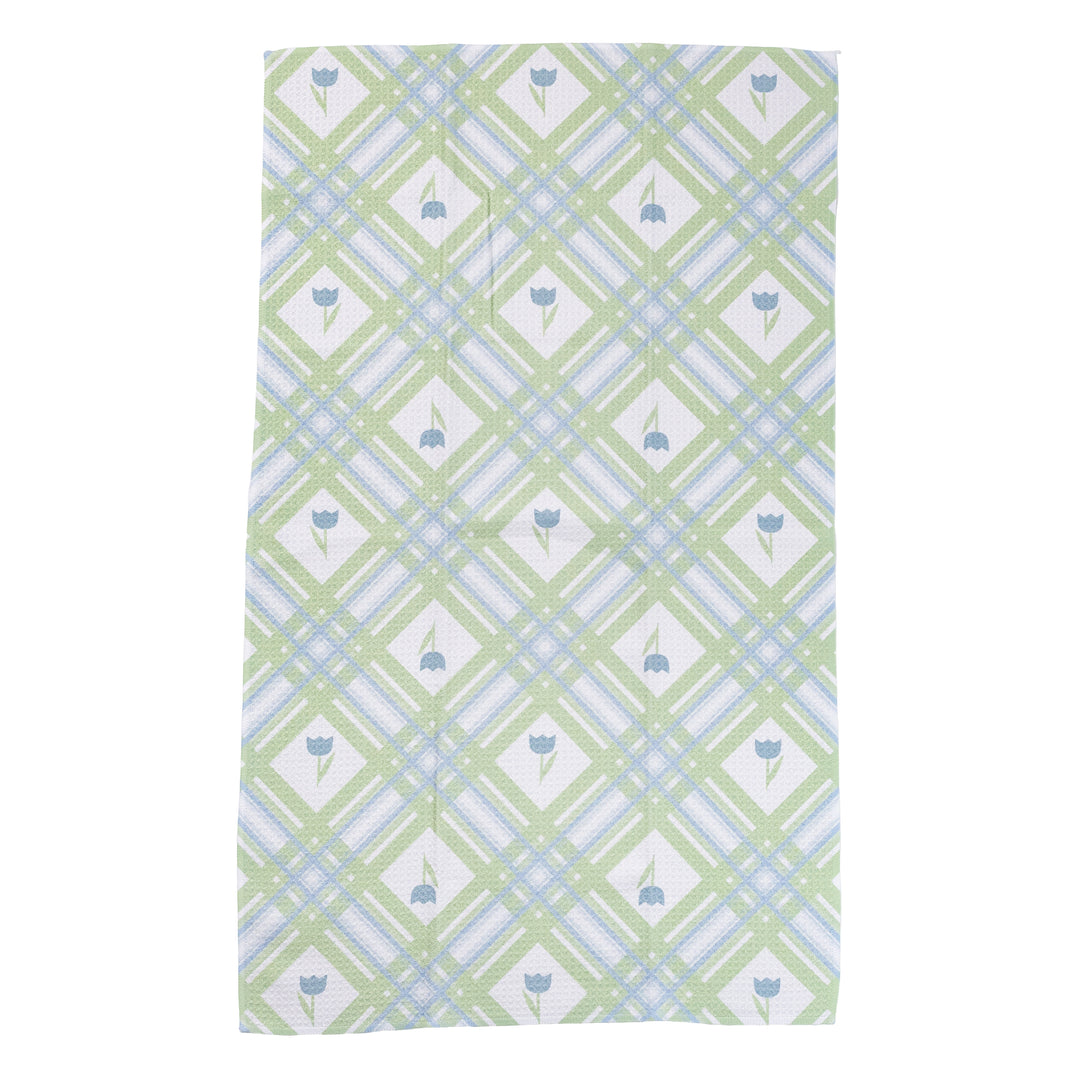 Tulip Lattice Tea Towel