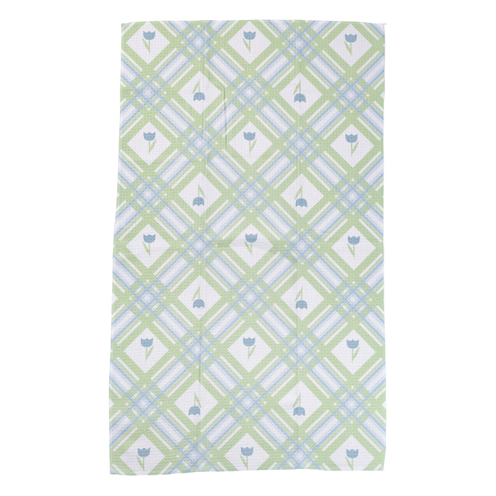 Tulip Lattice Tea Towel