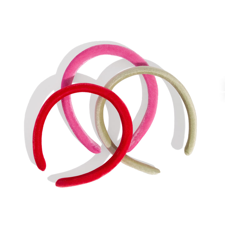 Velvet Headband, Set of 3