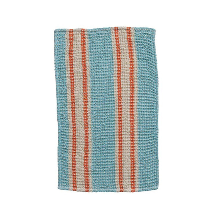 Waffle Cotton Striped Tea Towel