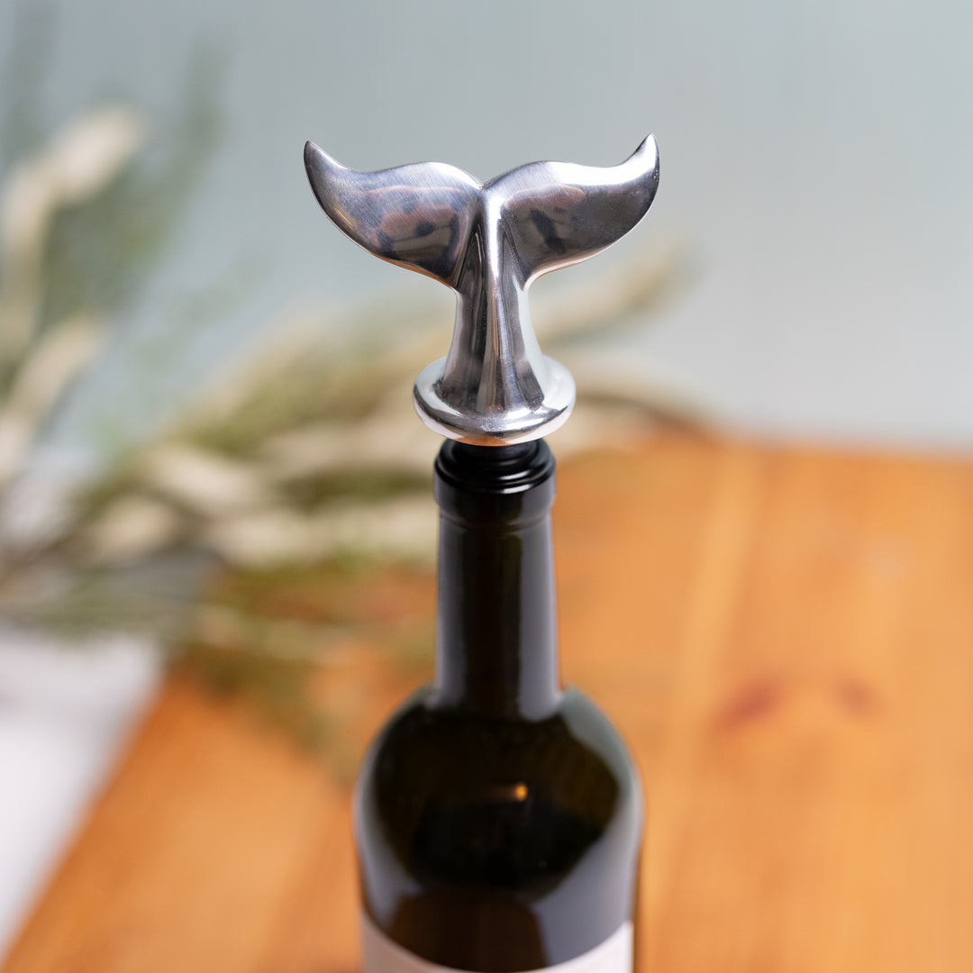 Whale's Tail Bottle Stopper