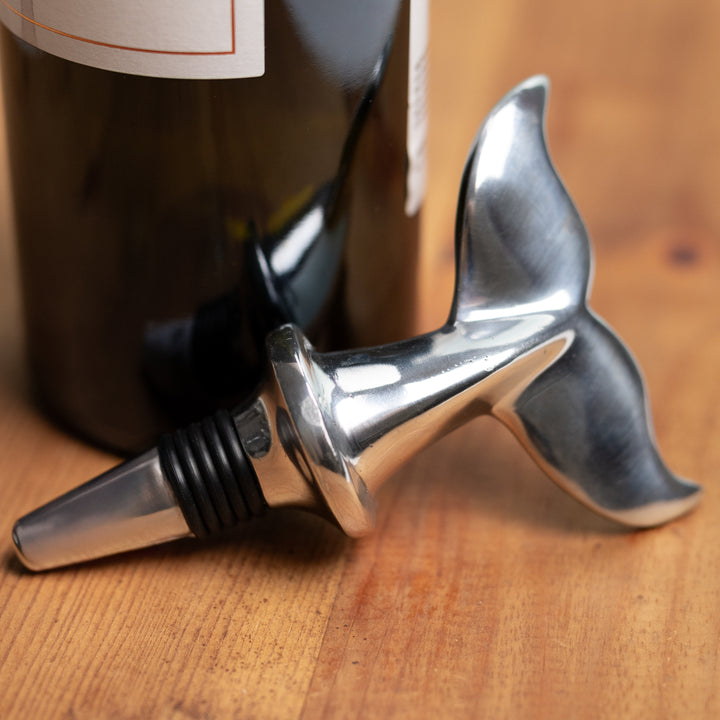 Whale's Tail Bottle Stopper