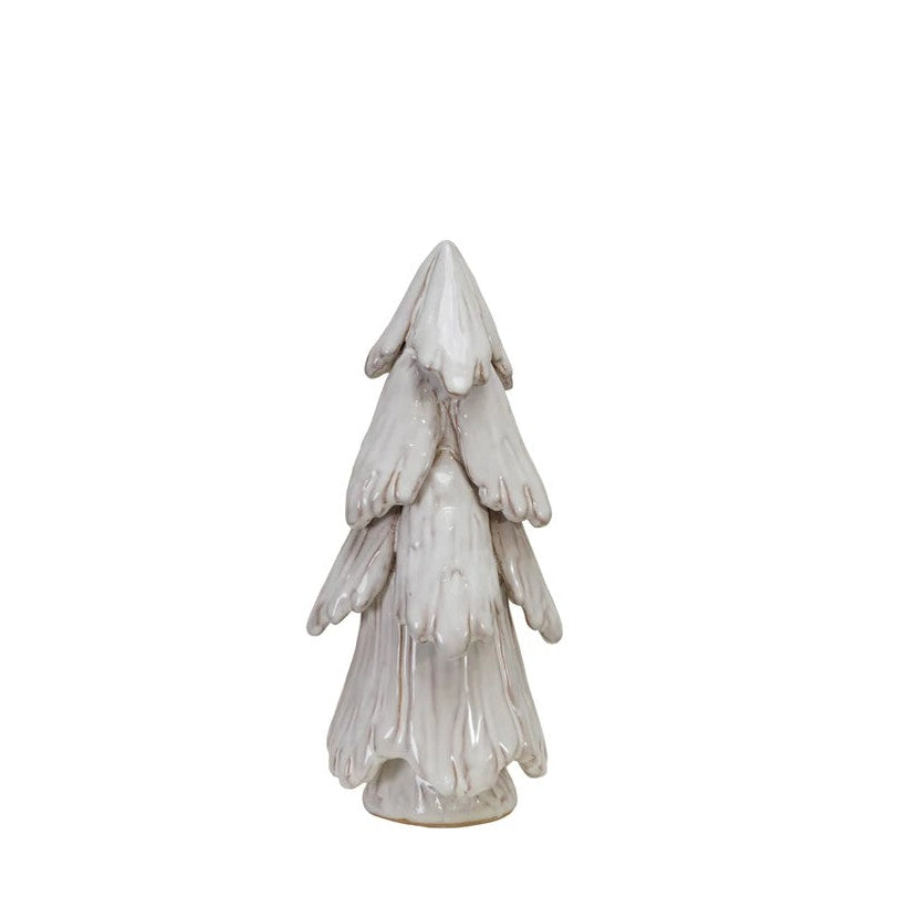 White Glaze Stoneware Tree