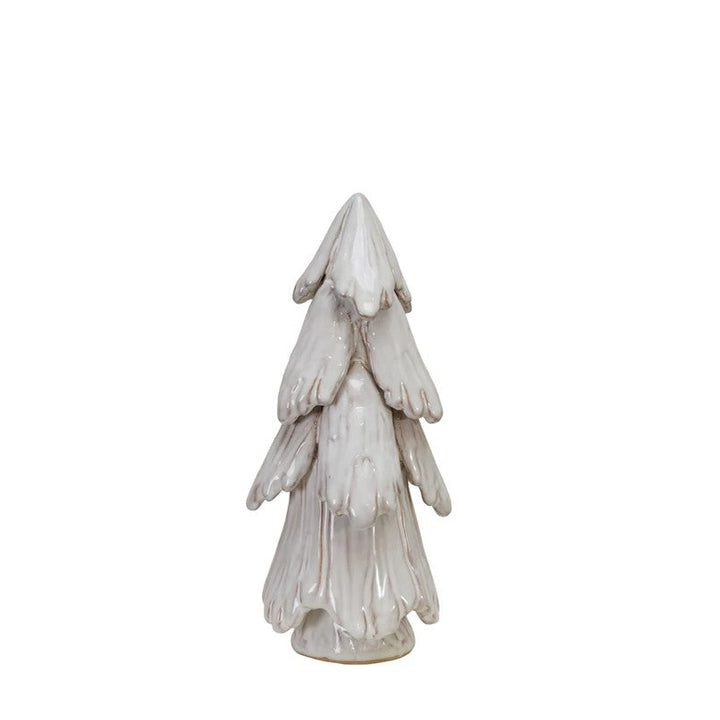 White Glaze Stoneware Tree