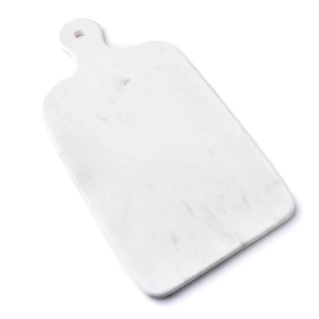 White Marble Large Serving Board