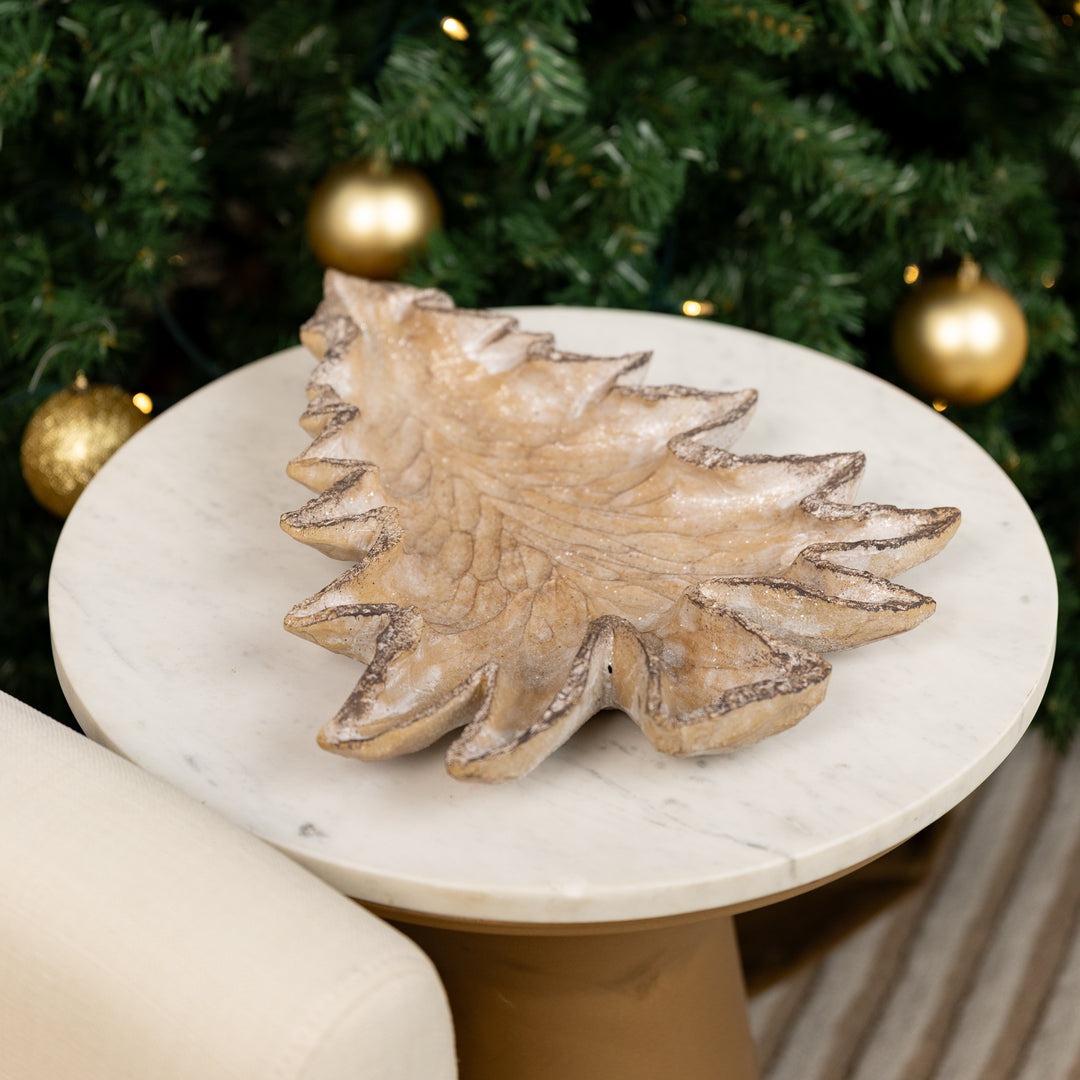 Whitewashed Tree Plate