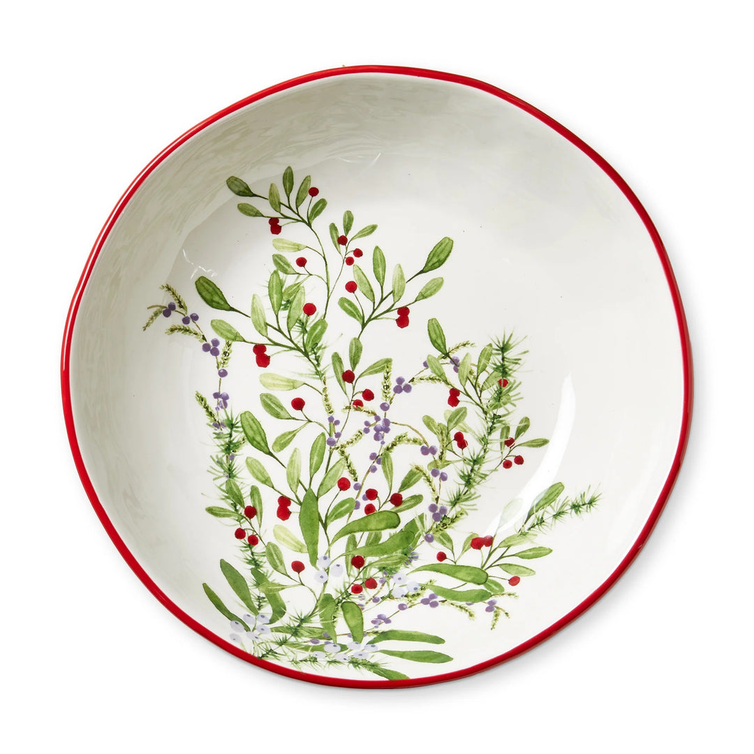 Winter Berries Serving Bowl