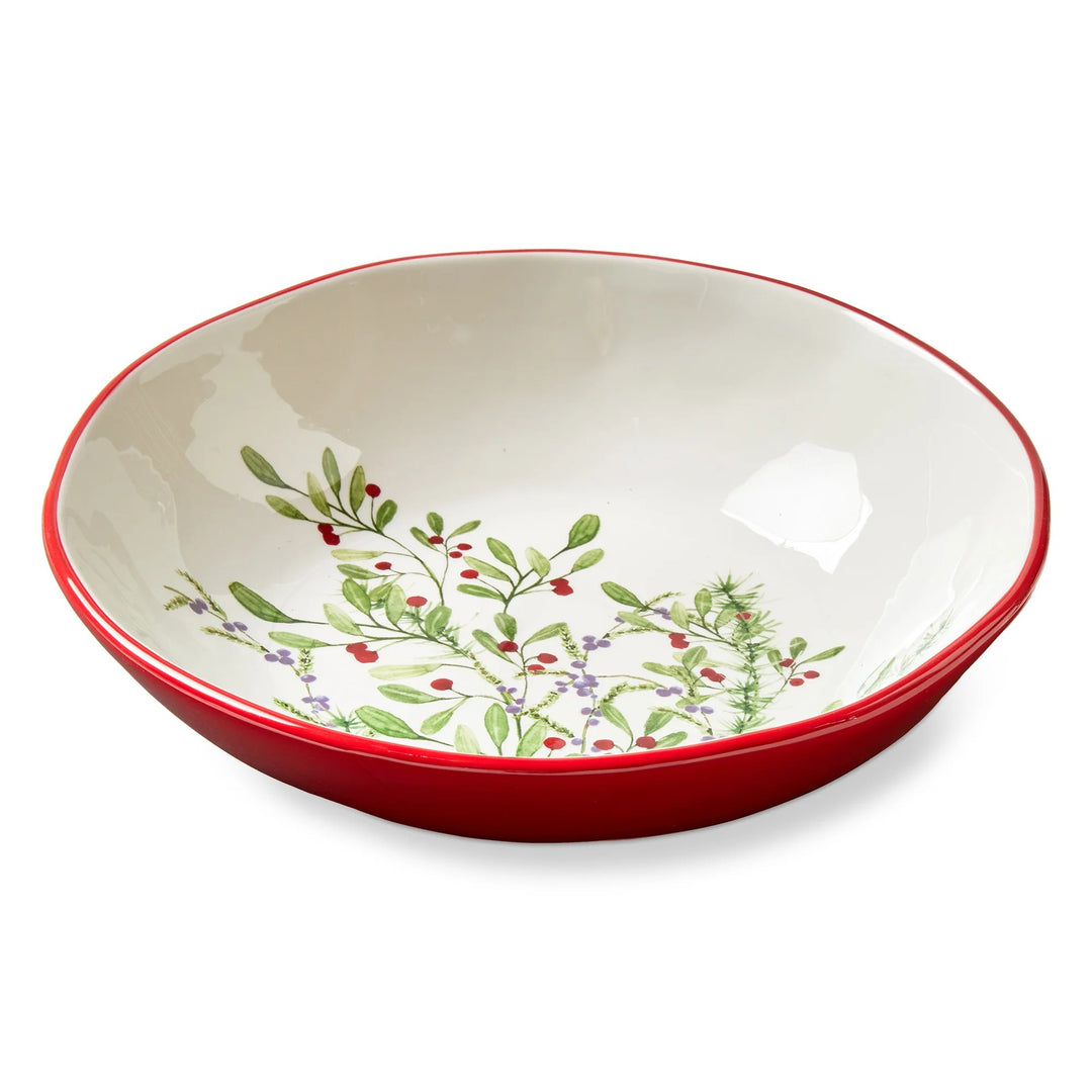 Winter Berries Serving Bowl