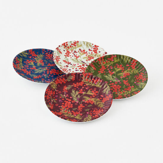 Winter Berry Melamine Plate