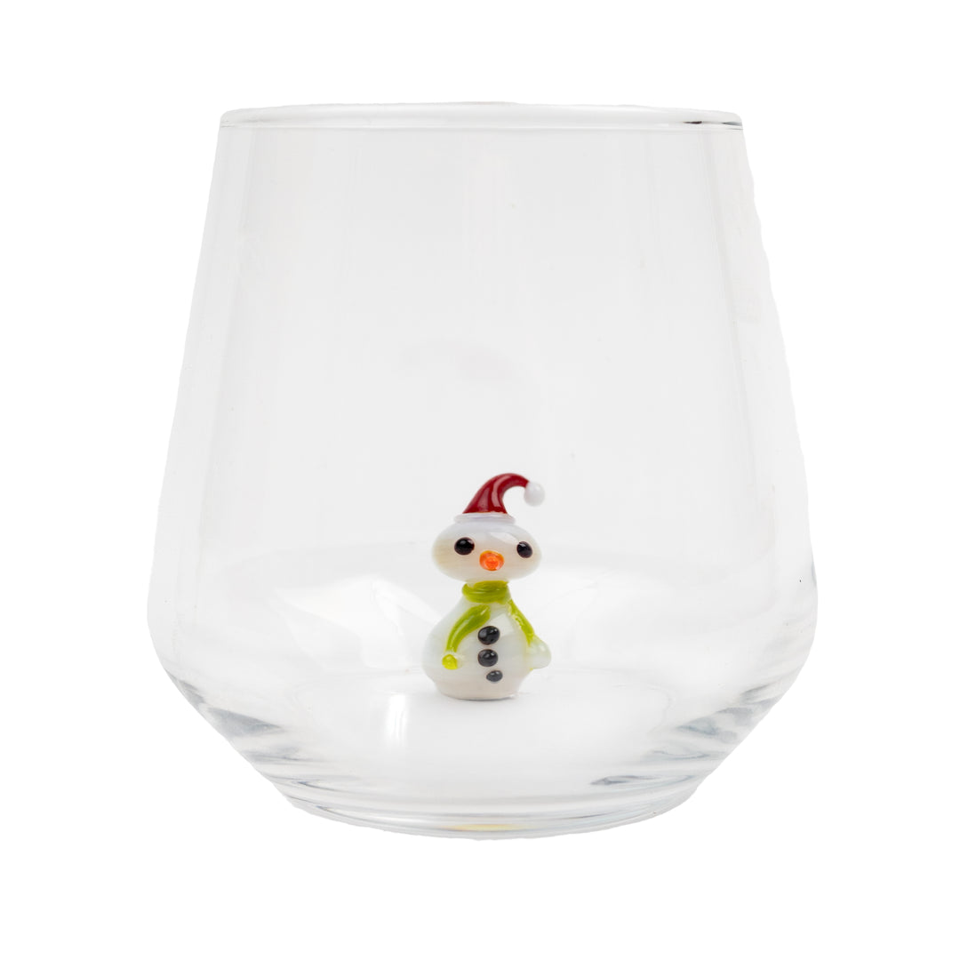 Winter Drinking Glass