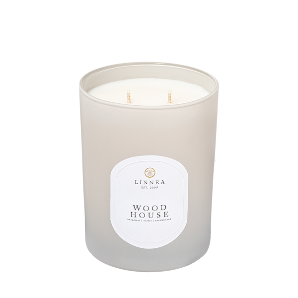 Wood House 2-Wick Candle