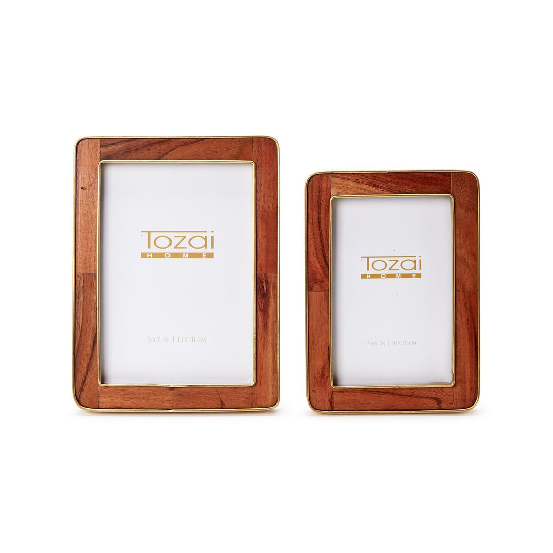 Wood & Brass Frame