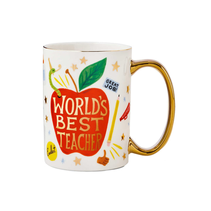 World's Best Teacher Porcelain Mug