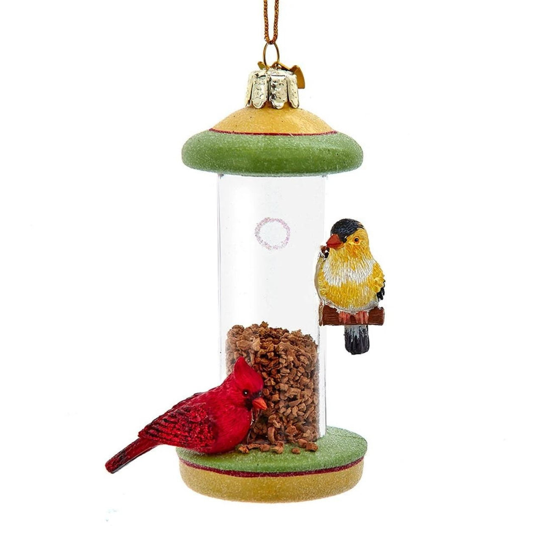 Yellow Birdfeeder Ornament