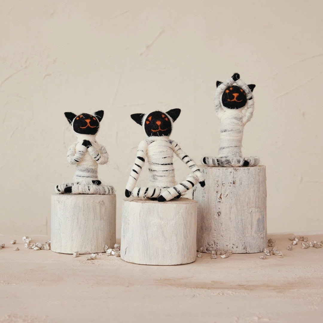 Yoga Mummy Cat