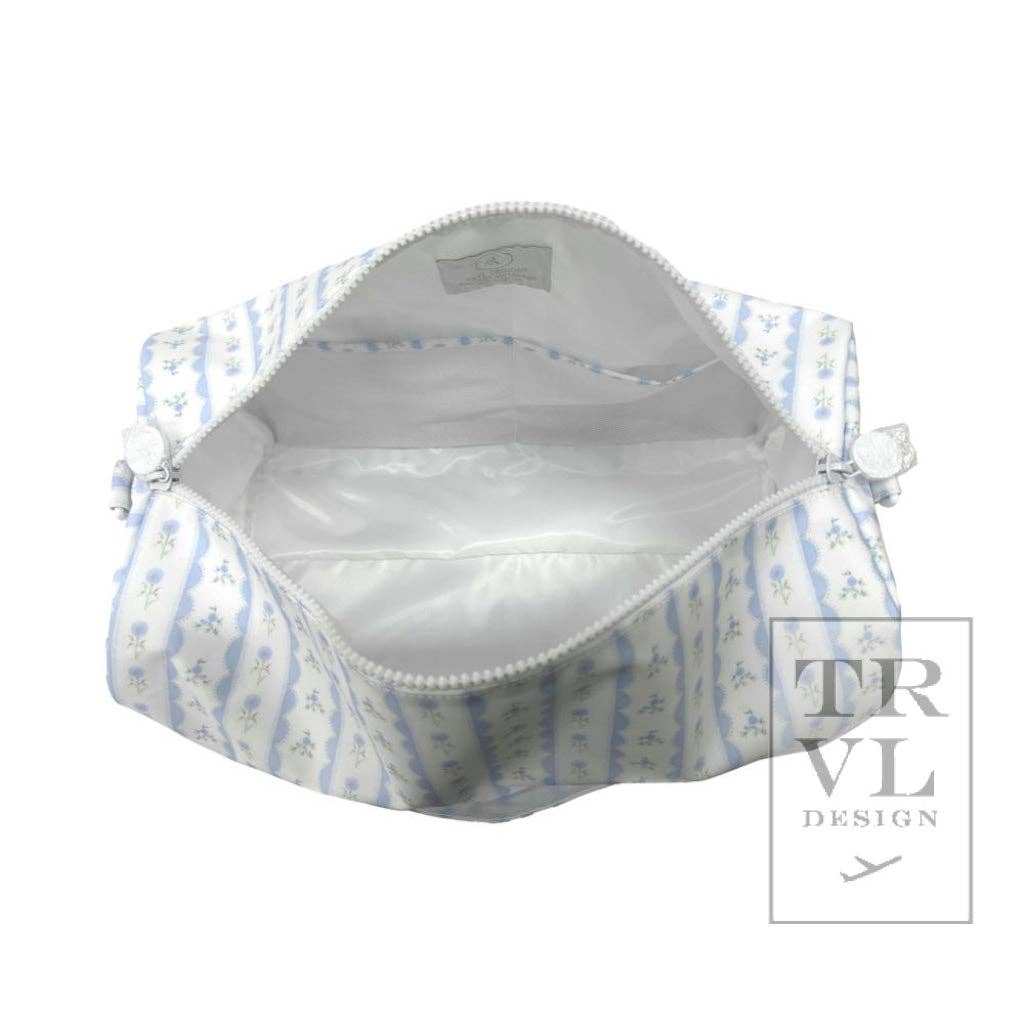 Blue Floral Weekender