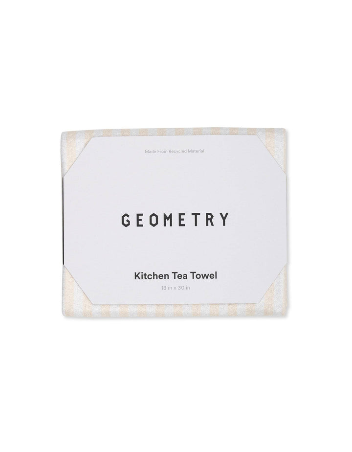 Cream Stripe Tea Towel