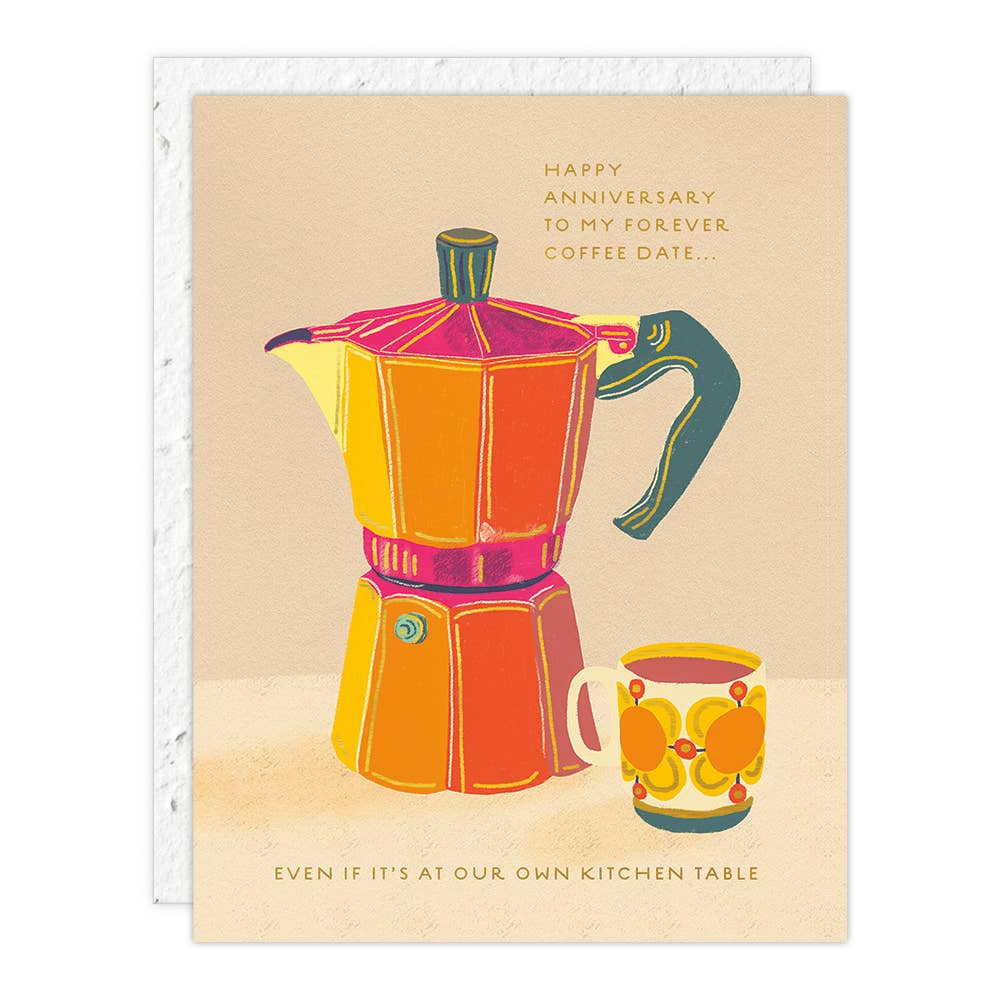 Espresso Anniversary Card