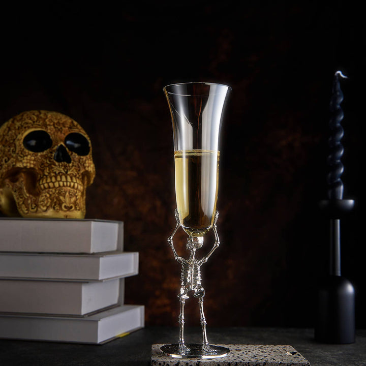 Skeleton Champagne Flute