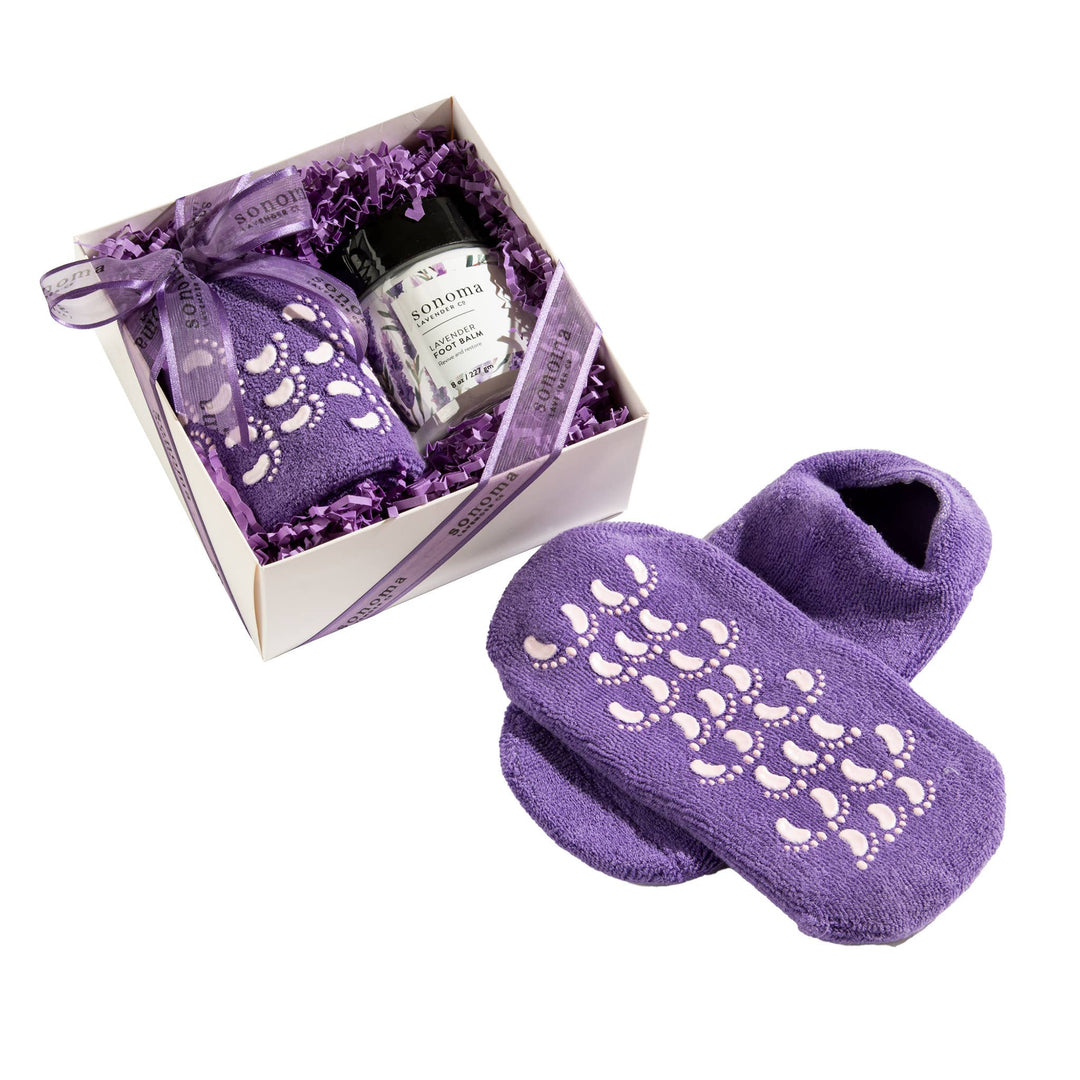 Hydrating Socks &amp; Lavender Foot Balm
