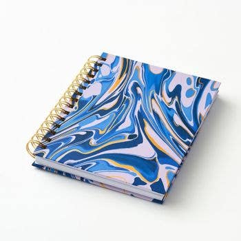 Blue Marble Spiral Journal