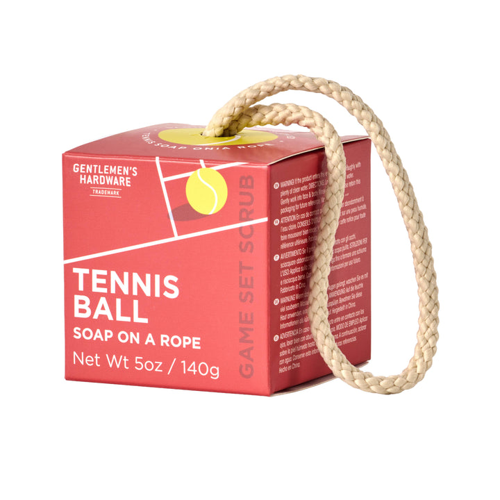 Tennis Ball Soap on a Rope