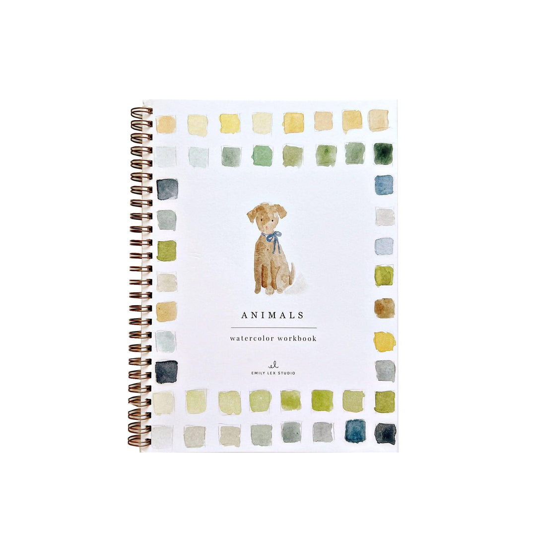 Animals Watercolor Workbook