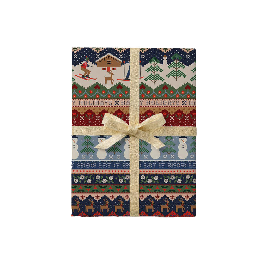 Ski Chalet Continuous Roll