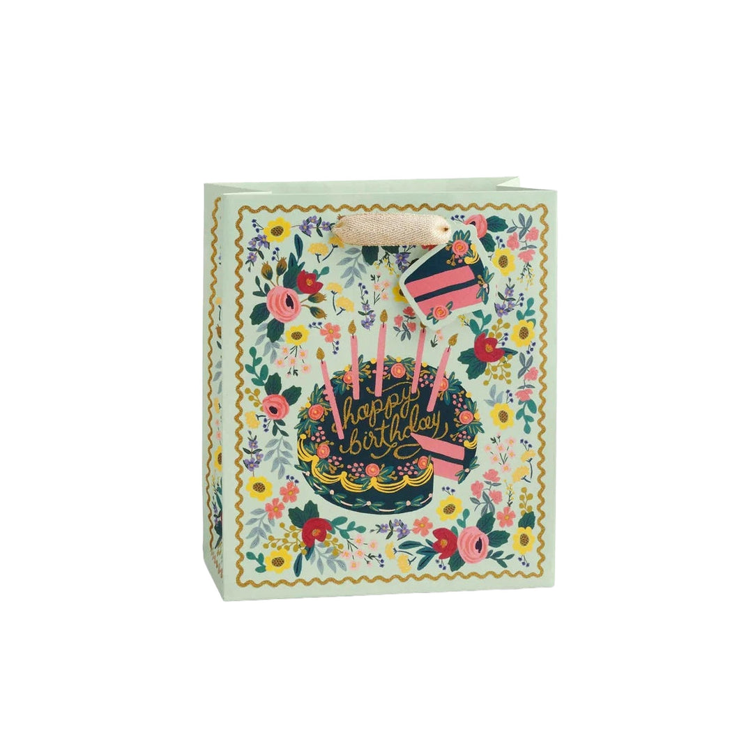 Floral Cake Gift Bag